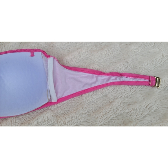 Xhilaration Fuschia bandeau bikini top with removable straps - Picture 14 of 16